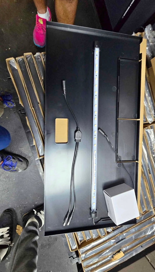 Modular led 20/55 gal hood with lights