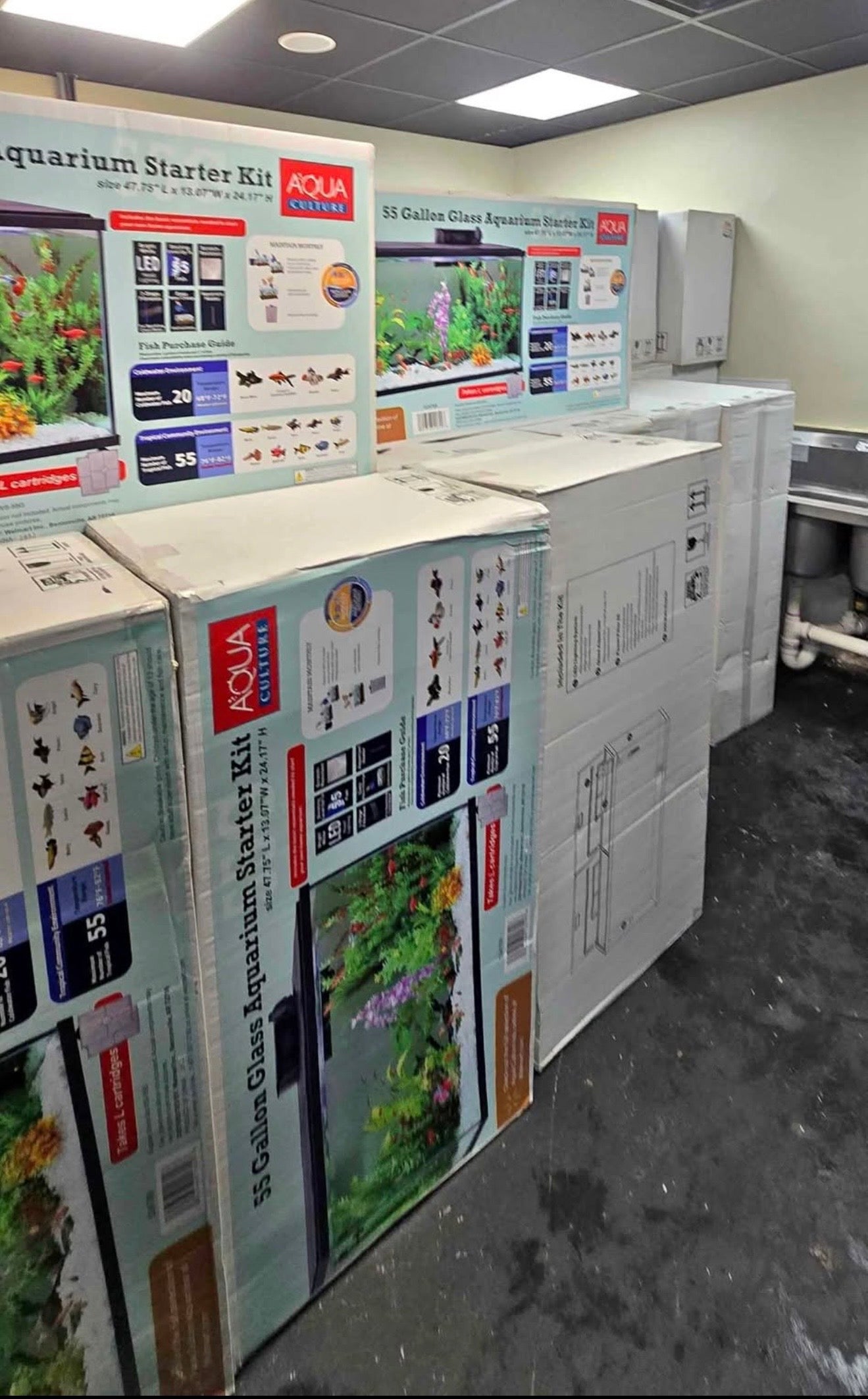 55 Gal Tank Full Combo - Starter Kit